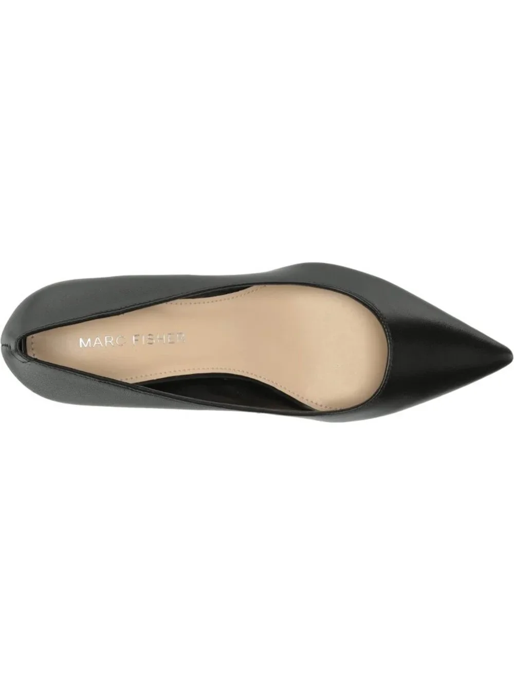 Women's Black Modern Pointed Toe Alola Dress Casual Pumps Pull On Heel Shoes
